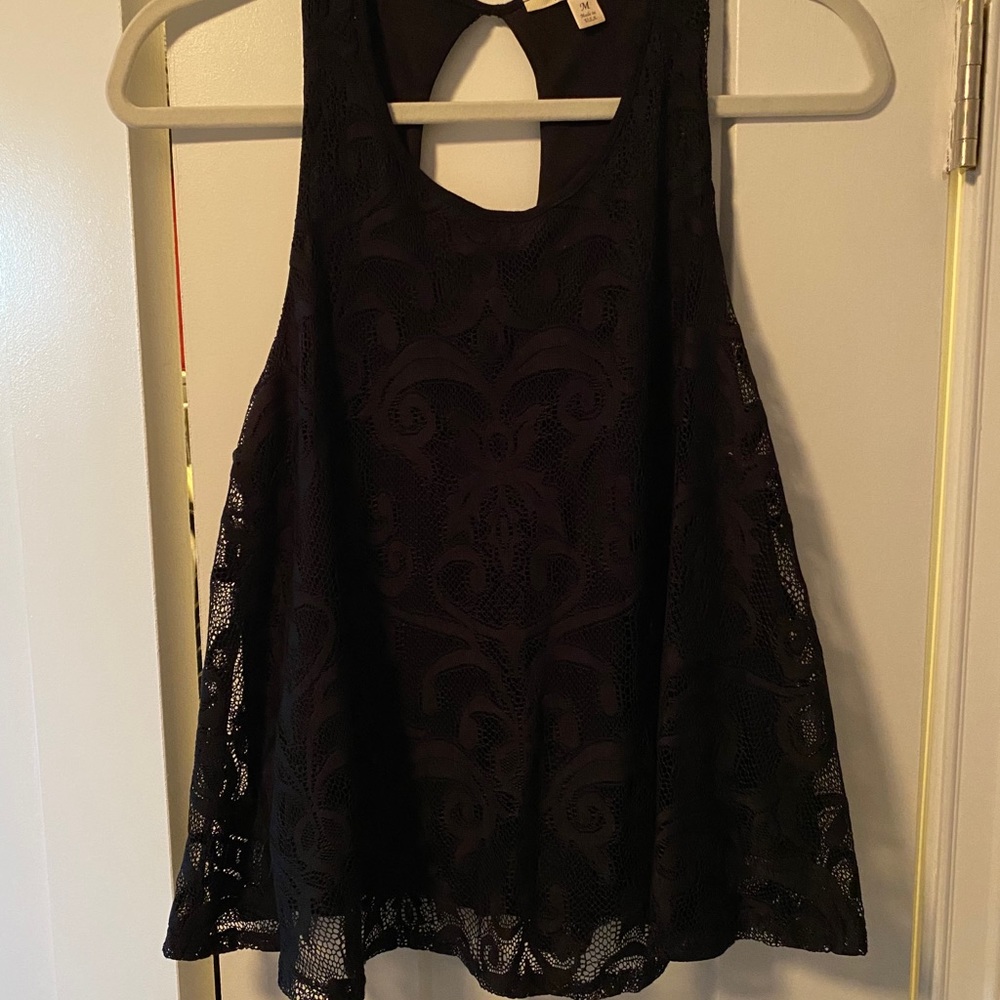 Black Lace Tank